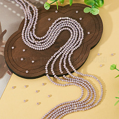 10 нити непрозрачных стеклянных бусин нити&nbsp;GLAA-TA0003-42