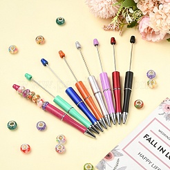 8шт 8 цвета пластиковых бисера ручки&nbsp;AJEW-YW0001-33