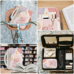 Couvertures de livres en polyester&nbsp;DIY-WH0717-001