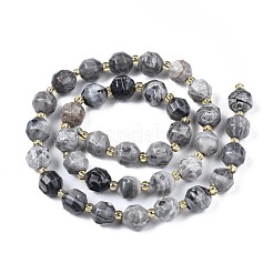 Натуральный камень карта/камень пикассо бусины нити G-N326-100-09