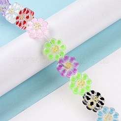 Бусы лэмпворк ручной работы LAMP-E033-02I