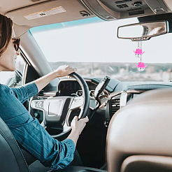 4 шт. подвеска в виде шляпы коровы и диско-шара с цепочками из шариков&nbsp;NJEW-DR0001-01