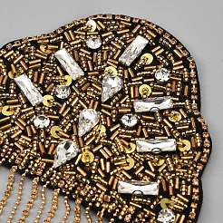 Épaulettes en feutre et strass&nbsp;AJEW-WH0596-256B-02