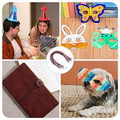 32 шт. 4-х цветные круглые эластичные резиновые шнуры-цепочки для ценников&nbsp;FIND-TA0008-72