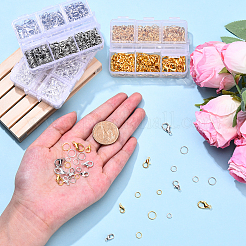 558шт 3 стиля железные открытые прыжковые кольца FIND-YW0007-77