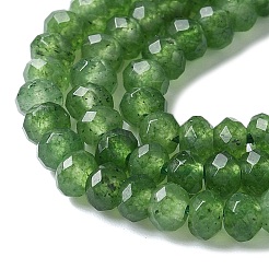 Gefärbte natürliche Malaysia Jade Rondelle Perlen&nbsp;G-E316-2x4mm-57
