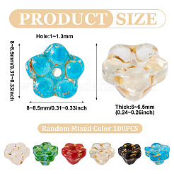 100 Stück Backfarbe und goldene&nbsp;DGLA-TAD0001-02
