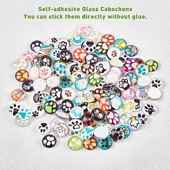 Cabochons di vetro&nbsp;GGLA-PH0006-06A