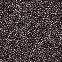 12/0 FGBグレードAラウンドガラスシードビーズ  焼き付け塗料  キャメル  2.3x1.5mm  穴：1mm  約48500個/ポンド&nbsp;SEED-N001-A-1050
