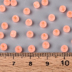 6/0 прозрачный внутри цветной стеклянный бисер SEED-N008-08R