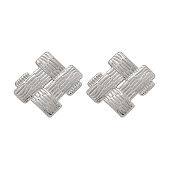 Серьги-гвоздики из нержавеющей стали 304 для женщин&nbsp;LS-EJEW-K306-26P