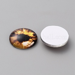 Cabochons di vetro&nbsp;LS-GLAA-WH0033-75F-07