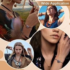 6шт 2 стиля браслетов из вощеного полиэфирного шнура BJEW-AR00001