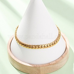 Bracelets à maillons en acier inoxydable 304 pour femmes&nbsp;BJEW-F529-15G