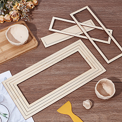 Pistes coupées en bois&nbsp;WOOD-WH0050-038A
