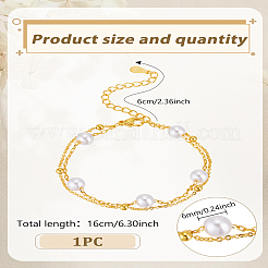 1шт латунные многорядные браслеты&nbsp;BJEW-LP0015-16