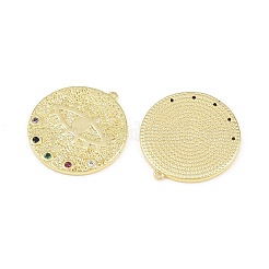 Latón micro pavimenta los colgantes coloridos de la circona cúbica&nbsp;CU-CBA764E-02G