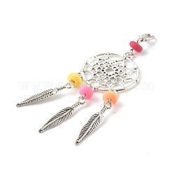 Тибетский сплав стиля большие кулоны&nbsp;HJEW-JM00497-02