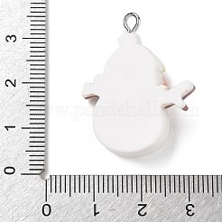 Подвески из непрозрачной смолы на рождественскую тематику RESI-I344-04P-01