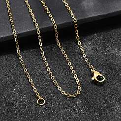 Ионное покрытие (ip) 304 нержавеющая сталь кабель цепи ожерелья NJEW-E026-04G-B