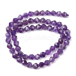 Граненый натуральный аметист G-K066-09-6mm