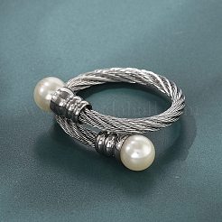 Кольца-манжеты из нержавеющей стали 304 для женщин&nbsp;RJEW-F173-04P