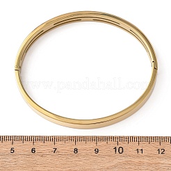 Женские браслеты из нержавеющей стали 304 с микропаве из прозрачных кубических цирконий&nbsp;BJEW-B161-03G