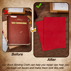 Обложки для книг из замшевой ткани AJEW-WH0314-500B