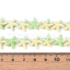Brins de perles synthétiques teintes en turquoise&nbsp;G-P507-04T