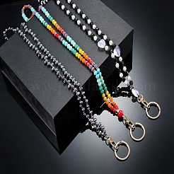 Porte-cartes en perles d'eau douce de culture naturelles&nbsp;HJEW-SZ00073