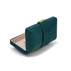 Прямоугольные коробки для хранения колец из искусственной кожи CON-Z009-01A-01