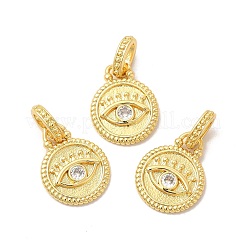 Стеллажное покрытие латунь проложить прозрачный кубический цирконий европейские подвески с подвесками KK-B068-25G