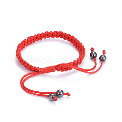 Verstellbare Nylonschnur geflochtene Armbänder&nbsp;BJEW-JB04415-02