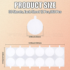 Круглые двухсторонние наклейки DIY-WH20066-001