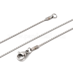 12 Stück Schlangenkette aus Edelstahl 304 für Damen und Herren&nbsp;NJEW-H093-19P-01