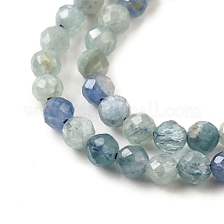 Натуральные нити из кианита / цианита / дистенового бисера G-G259-D04-3mm