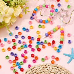 200 шт. Непрозрачные акриловые бусины&nbsp;SACR-SP0001-35A