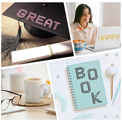 8 лист 4 цвета буквы a~z акриловые стразы горячей фиксации DIY-CP0012-52