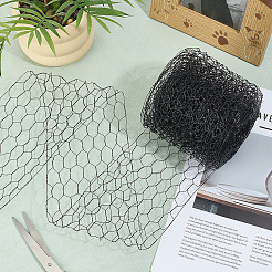 Filet hexagonal en fer&nbsp;DIY-WH0759-55A