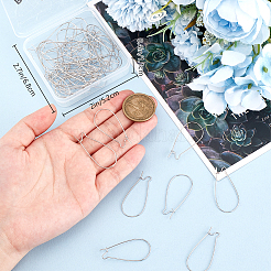 50 шт. латунные серьги-кольца&nbsp;KK-BBC0015-46A