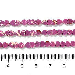 Окрашенные синтетические нити из имперской яшмы&nbsp;G-M403-A35-01