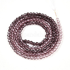 Brins de perles de verre de couleur dégradé transparent&nbsp;GLAA-H021-01A-22