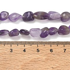 Chapelets de perles en améthyste naturelle&nbsp;G-C286-A30