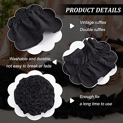 Отделка из полиэстера с оборками&nbsp;DIY-WH0430-116A