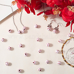 150 шт. непрозрачные акриловые круглые бусины&nbsp;MACR-PA0001-09B