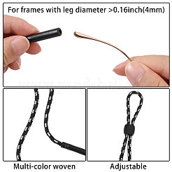 7 Stück Brillenband aus Nylon in 7 Farben&nbsp;AJEW-CA0005-24