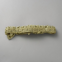 Отделка металлическим кружевом в виде звезд OCOR-WH0101-139