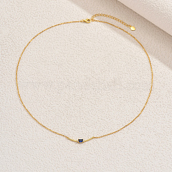 Ожерелье-воротник с улыбкой из стерлингового серебра и циркония для женщин ED3912