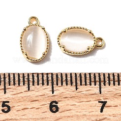 Овальные латунные подвески&nbsp;KK-D024-01E-G