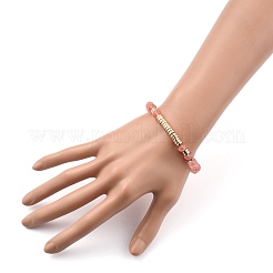 Bracciali unisex elasticizzati con perline&nbsp;BJEW-JB05427-01